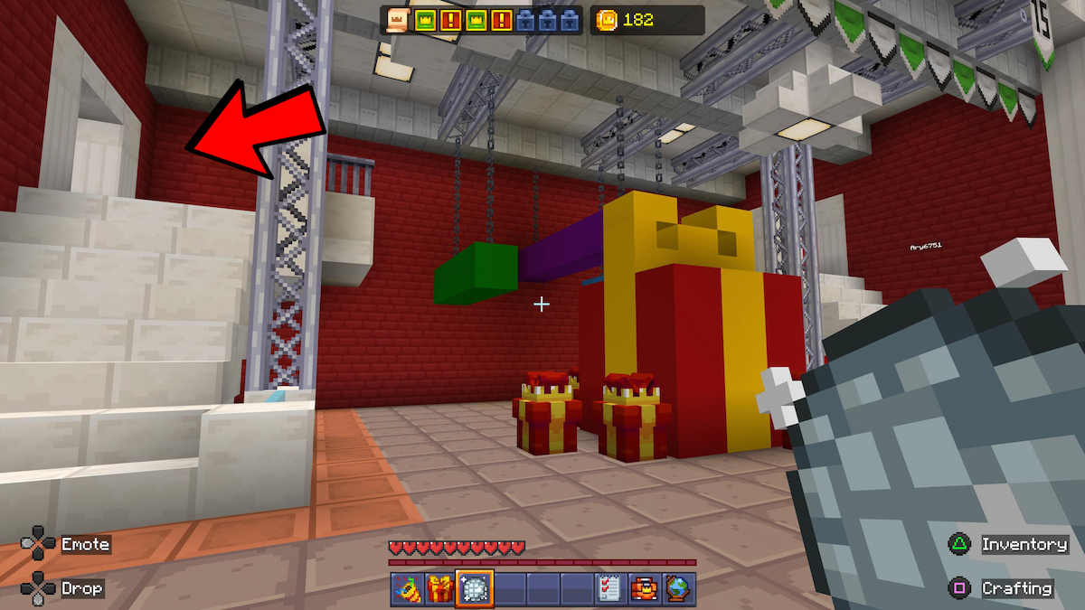 Presents in Minecraft