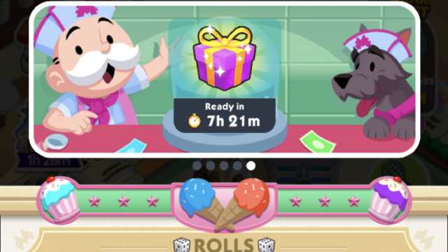 How to get free Ice Cream Partners event tokens in Monopoly GO