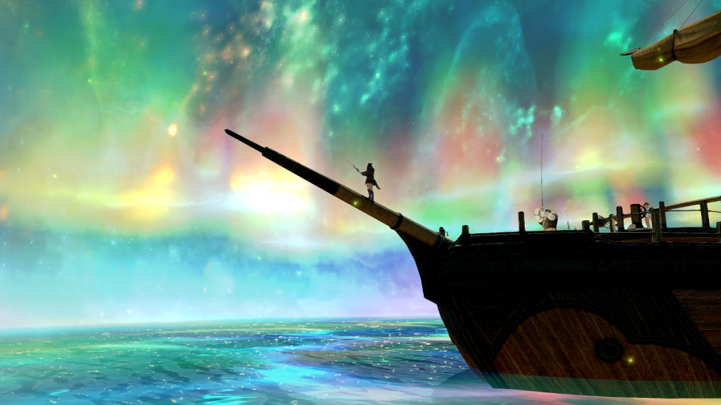 Spectral Current during Ocean Fishing in Final Fantasy XIV