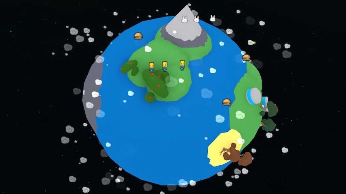 A planet in Planet Evolution Idle Clicker