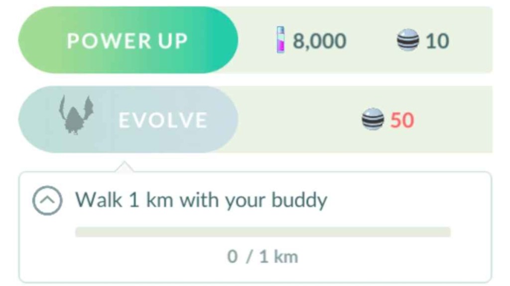 All Pokémon GO Buddy Evolutions with Special Buddy Tasks