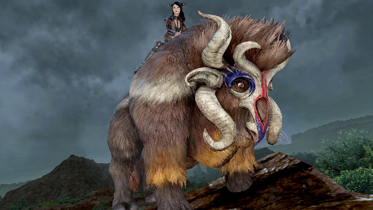 Rroneek mount in Final Fantasy XIV