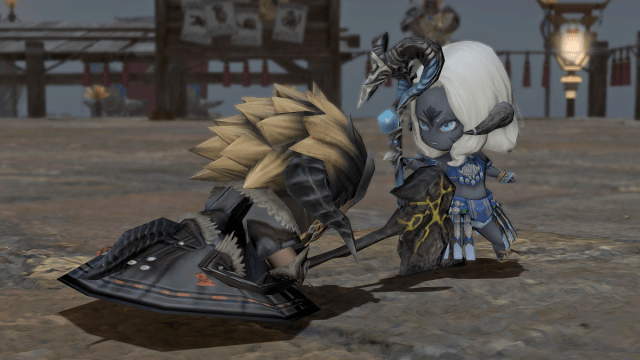 Wind-up Magnai and Wind-up Sadu fight in Final Fantasy XIV