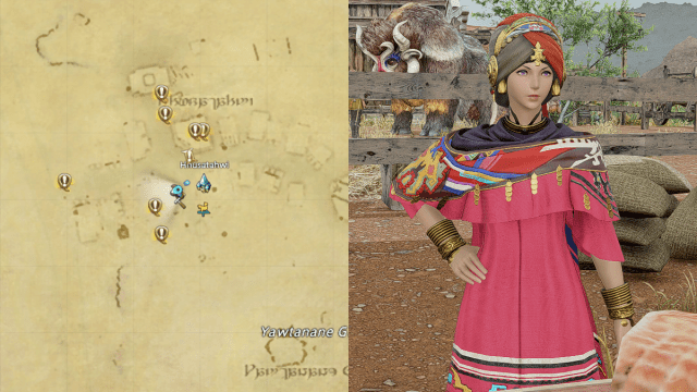 Gemstone Merchant in Shaaloani, Final Fantasy XIV