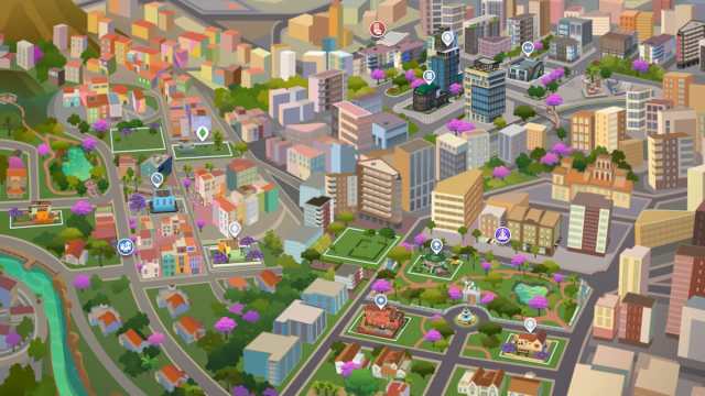 the sims 4 ciudad enamorada map replacement