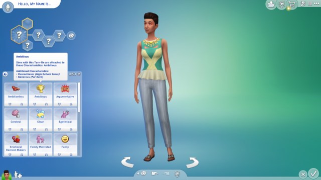 Turn Ons and Turns Offs in Sims 4 Lovestruck