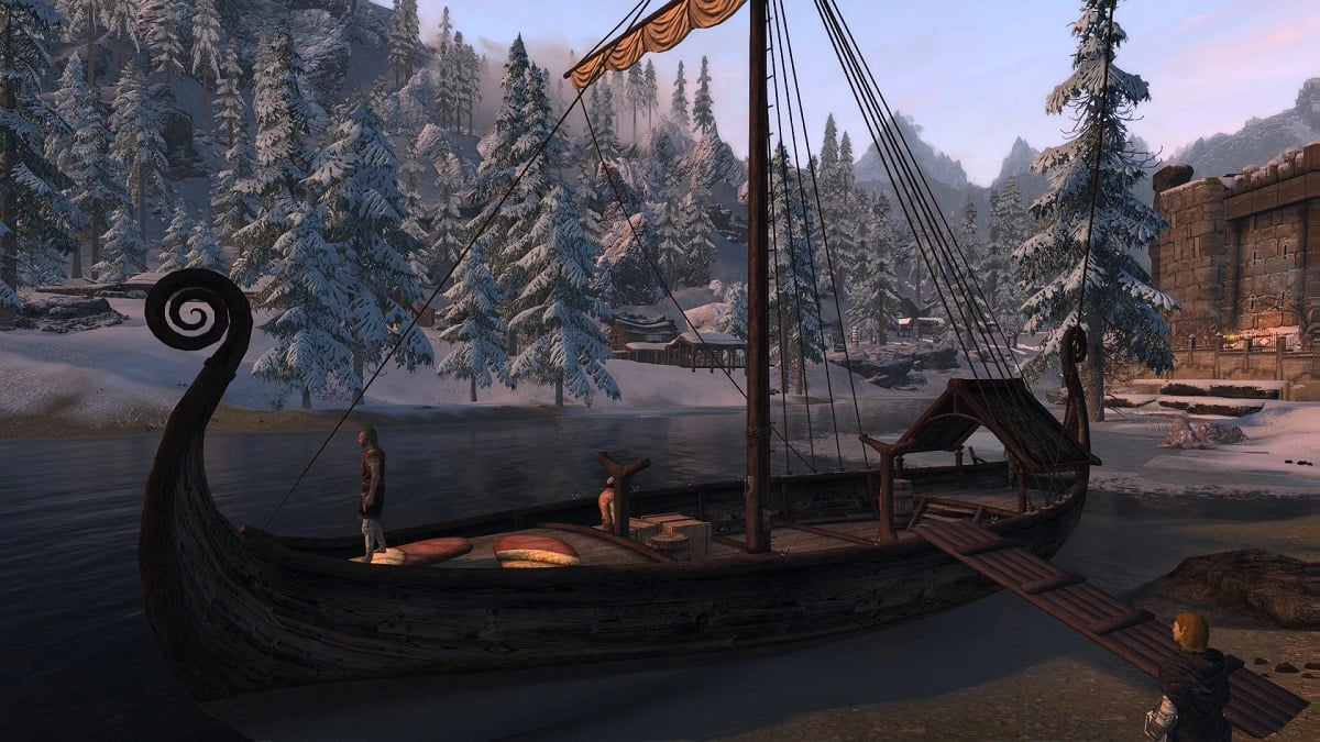Sail the Skyrim seas with this point-to-point ship mod