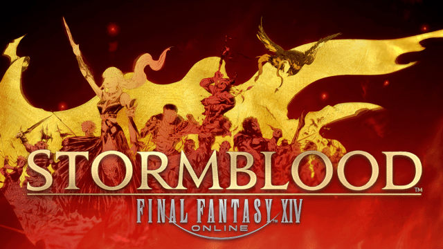 Stormblood title screen in Final Fantasy XIV