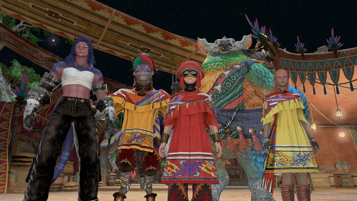 Vendors you'll become used to during the Wachumeqimeqi Deliveries quests in Final Fantasy XIV