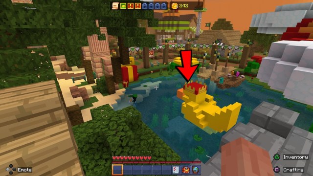 Duck in Minecraft