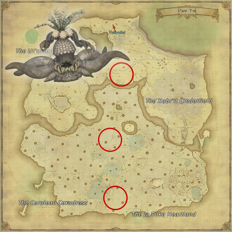 FFXIV: Dawntrail A and S rank Hunt Marks and their spawn locations