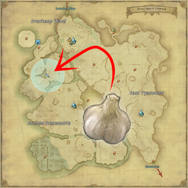 Where to find Yyasulani Garlic in Final Fantasy XIV