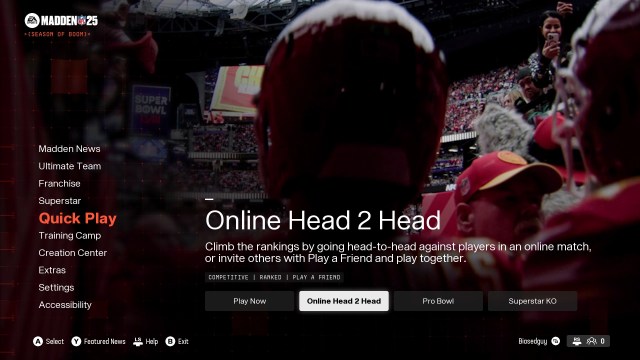 Madden NFL 25 multiplayer: how to play with friends