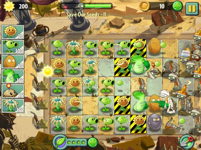 An image of Plants vs Zombies 2