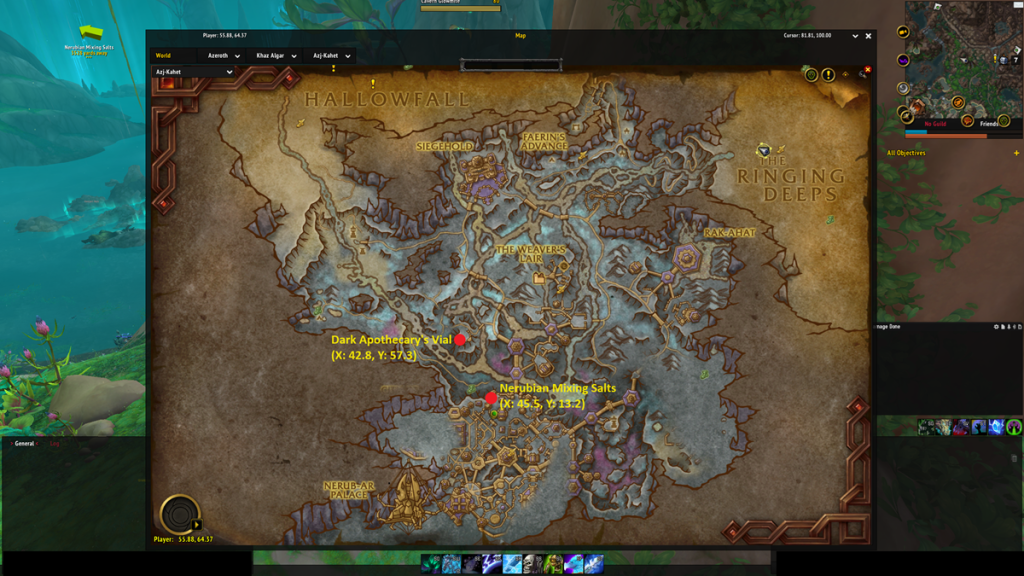 All Alchemy Knowledge Treasure locations in WoW The War Within