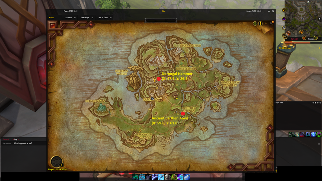 All Blacksmithing Knowledge Treasure locations in WoW The War Within