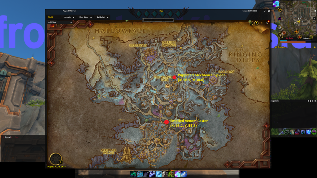 All Engineering Knowledge Treasure locations in WoW The War Within