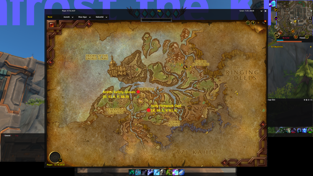 All Engineering Knowledge Treasure locations in WoW The War Within