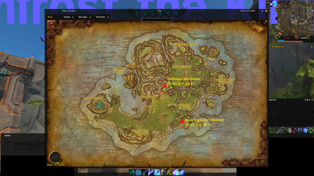 All Engineering Knowledge Treasure locations in WoW The War Within