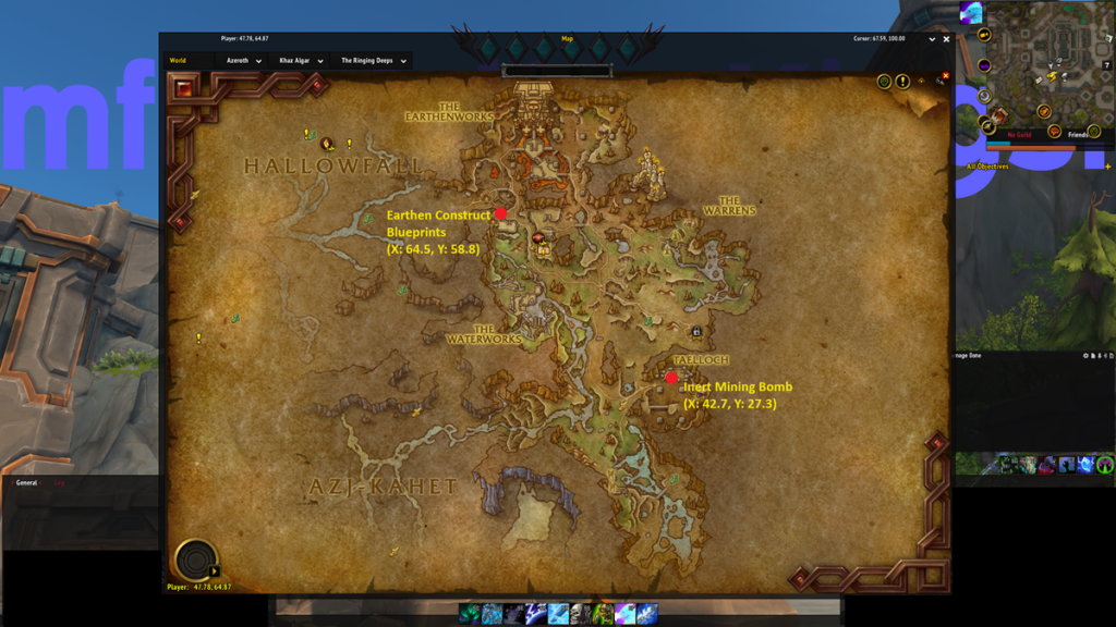 All Engineering Knowledge Treasure locations in WoW The War Within