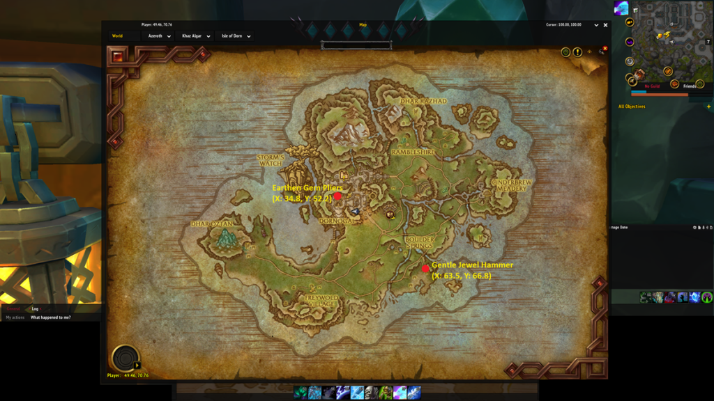 All Jewelcrafting Knowledge Treasure locations in WoW The War Within