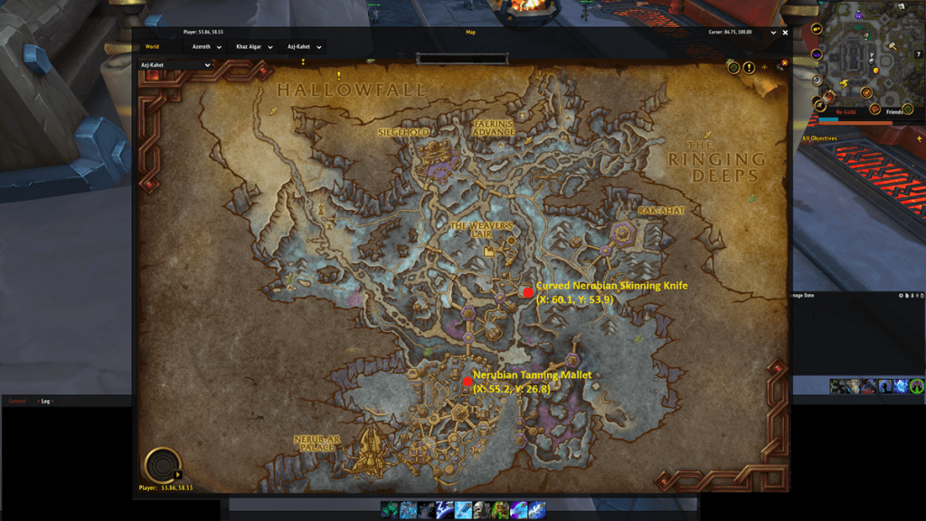 All Leatherworking Knowledge Treasure locations in WoW The War Within