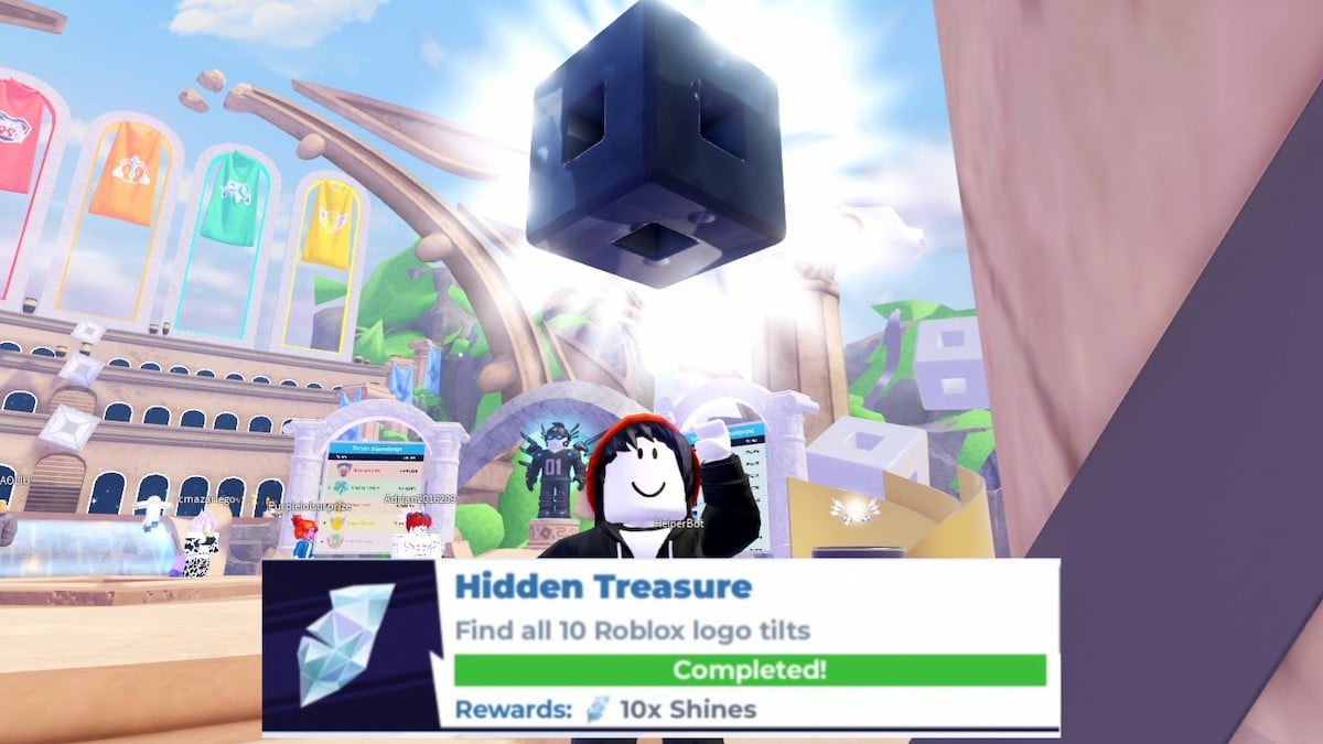 All Logo Tilt locations in Roblox The Games event Hidden Treasure quest