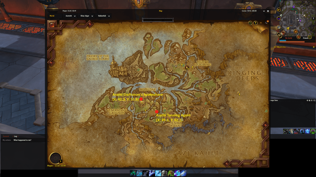 All Skinning Knowledge Treasure locations in WoW The War Within