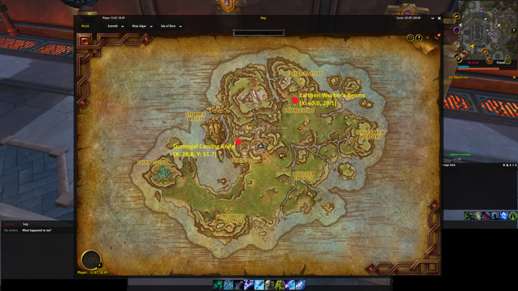 All Skinning Knowledge Treasure locations in WoW The War Within