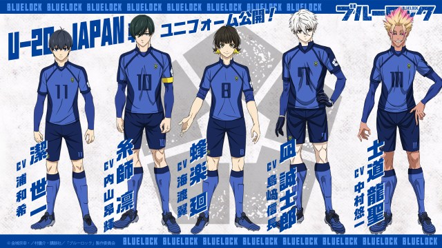 Blue Lock Season 2 U-20 Uniforms