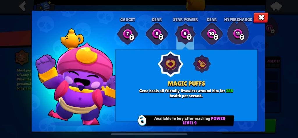 Best build for Gene in Brawl Stars