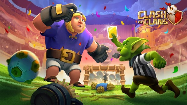 An image of Giant, Goblin and Spiky Ball in Clash of Clans.