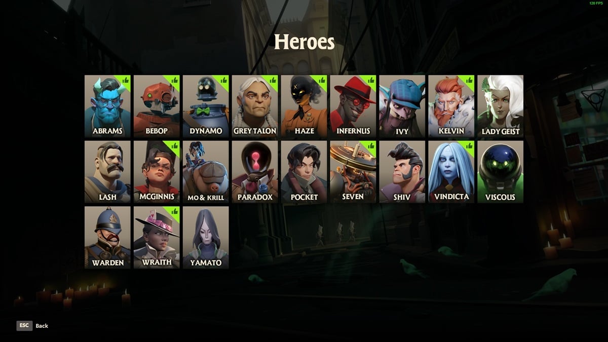 Deadlock Hero Roster