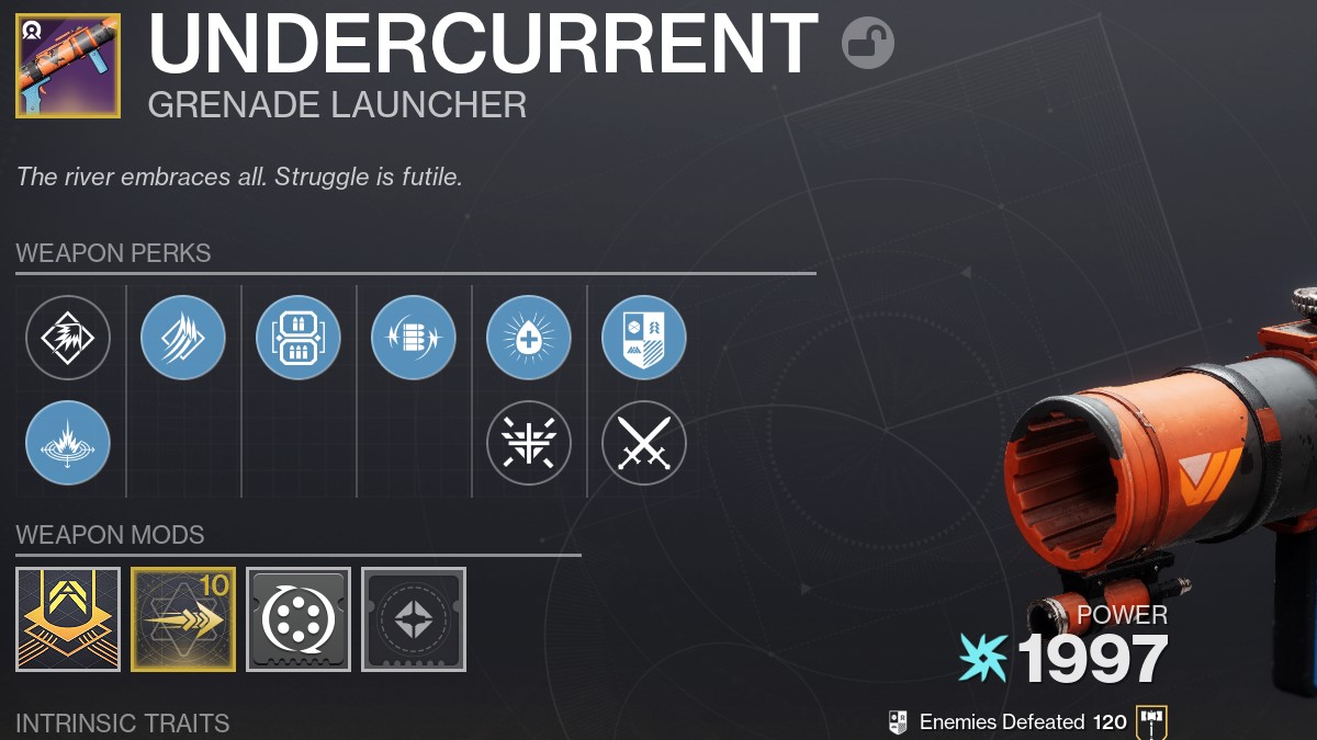 Destiny 2 Undercurrent god roll – Best perks and attachments