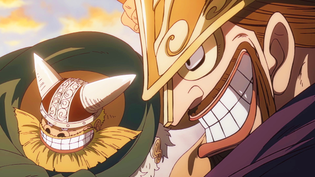 Dorry and Broggy defeating Kid Pirates in One Piece