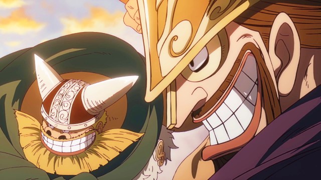 Dorry and Broggy defeat the Kid Pirates in One Piece