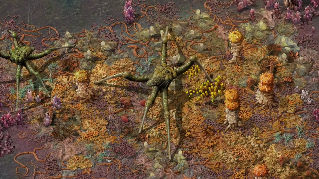 Factorio: Space Age shows off terrifying new Pentapod creatures