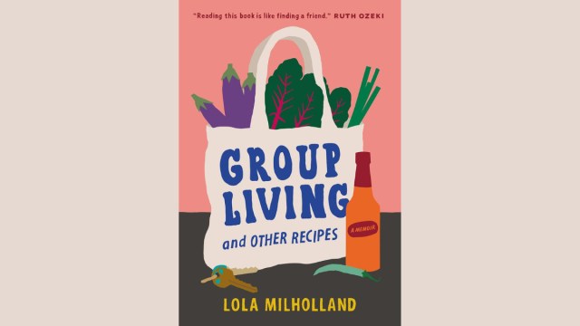 Group Living and Other Recipescover, depicting a bag of food with the title on it.