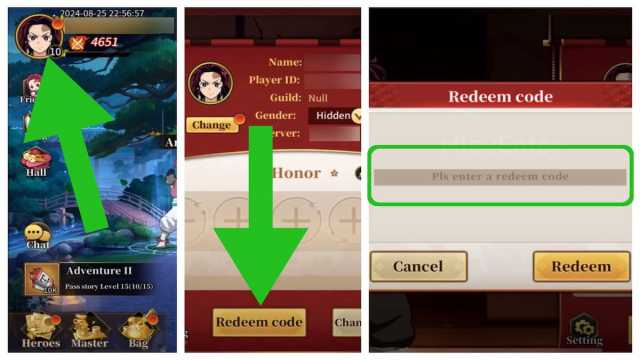 How to redeem codes in Demon Slayer Storm