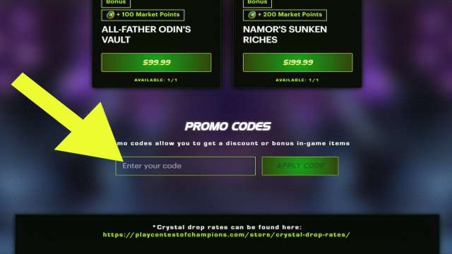 How to redeem codes in Marvel Contest of Champions