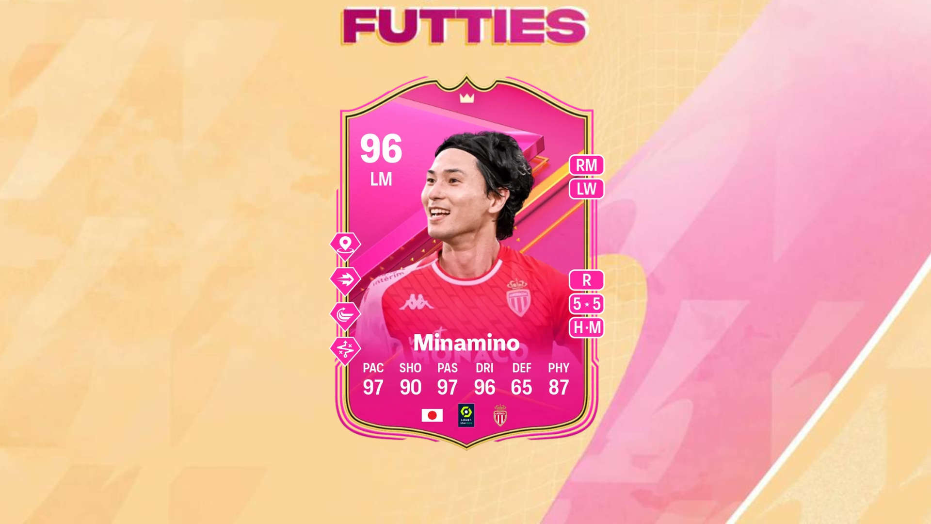 An image of Minamino FUTTIES SBC solutions in EA FC 24