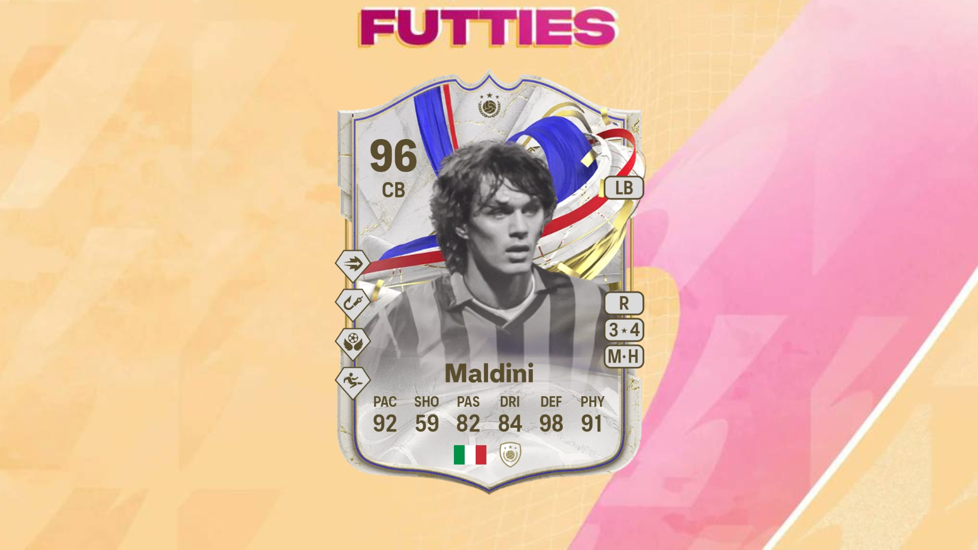 An image of Maldini GOTG Icon solutions in EA FC 24