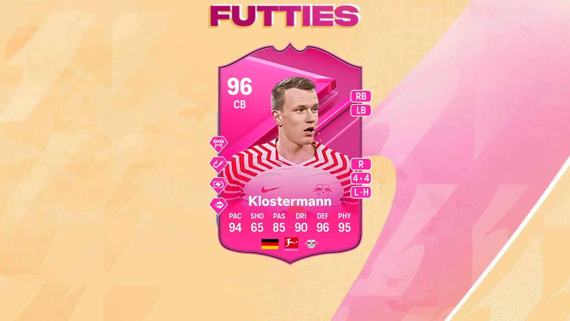 An image of Klostermann FUTTIES SBC solutions in EA FC 24