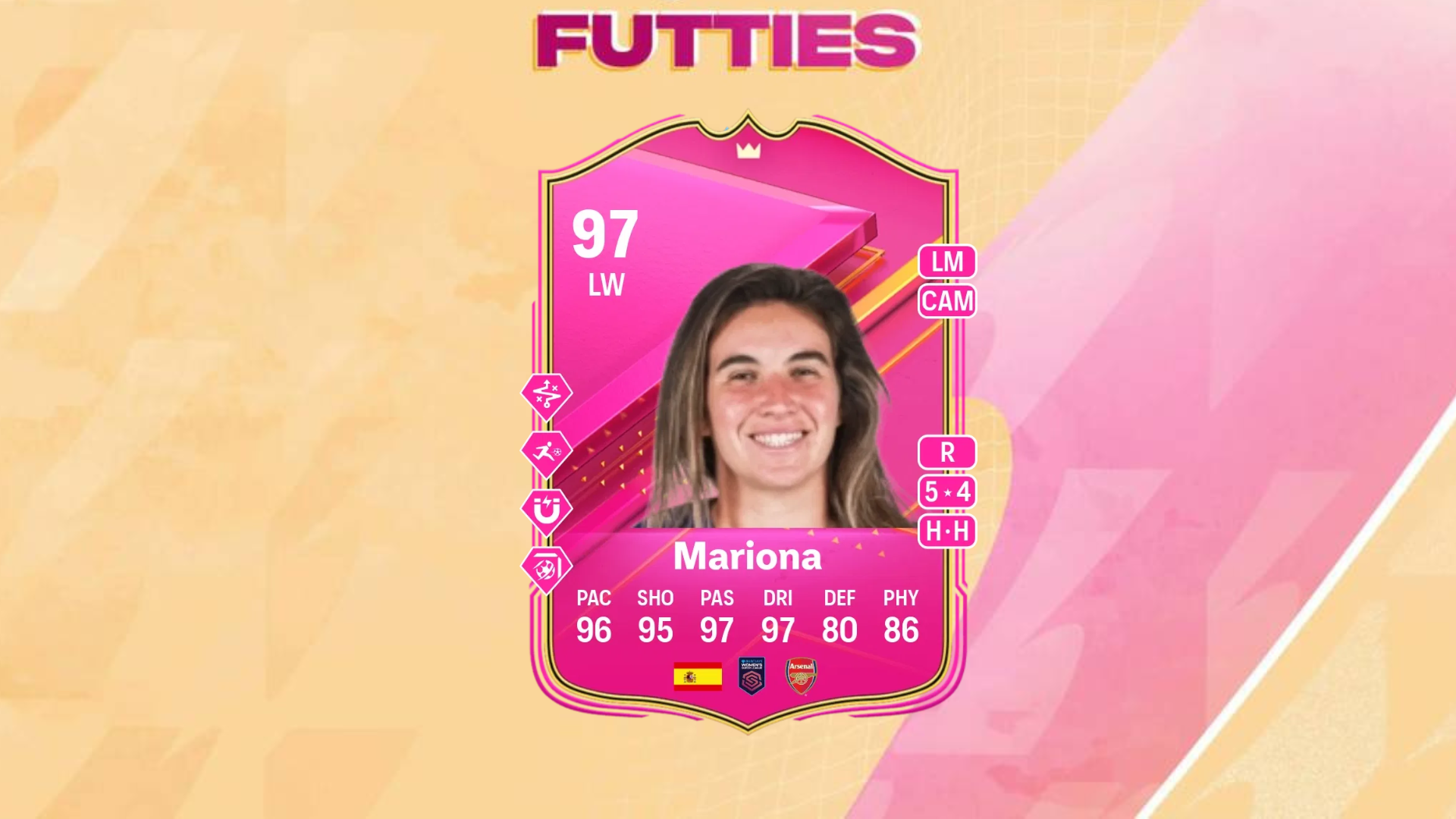 An image of Mariona FUTTIES SBC in EA FC 24