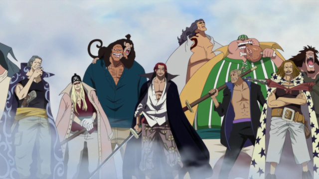 Red Haired Pirates in One Piece