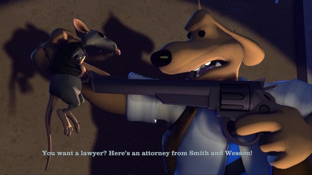 Sam & Max The Devil's Playhouse remastered Smith and Wesson.