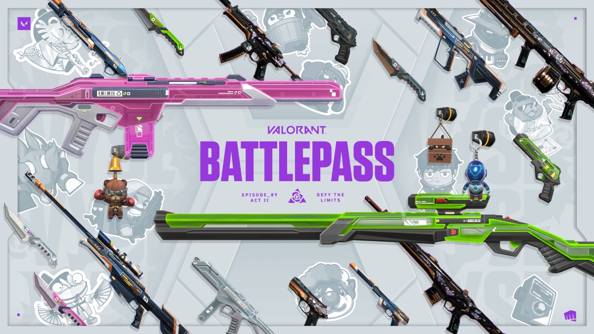 All Valorant Episode 9 Act 2 Battle Pass skins & rewards