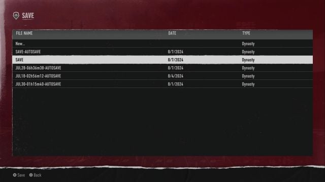 Can you turn off autosave in College Football 25 Dynasty?