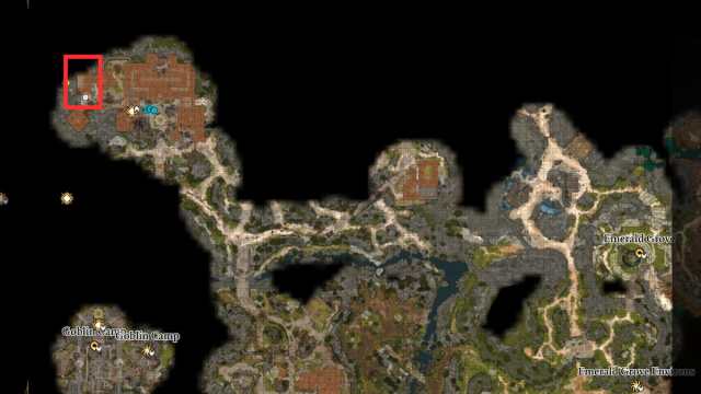 Baldur's Gate 3 Mapa de la guarida de Zhentarim