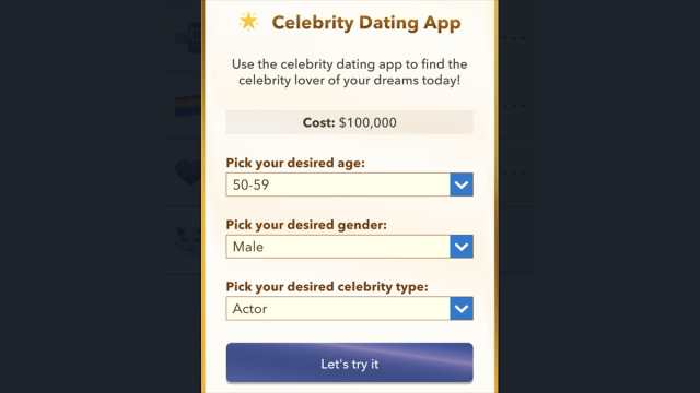 How to date and marry a celebrity in BitLife